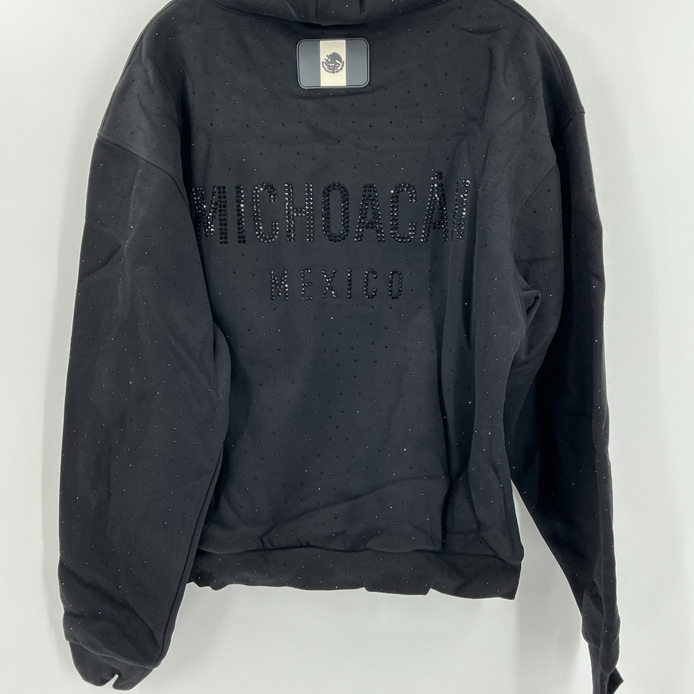 Alucin Rhinestone State Hoodie from Herencia Clothing medium - Picture 6 of 9